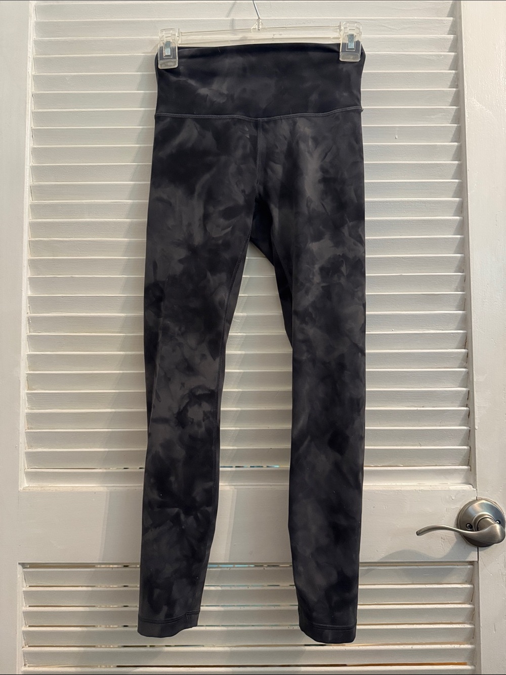 lululemon athletica Black Marble Tie-Dye High-Rise Leggings